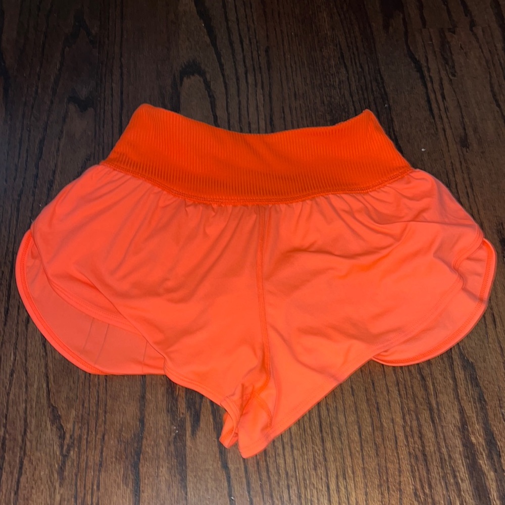 FP Movement by Free People Neon Orange Athletic Shorts